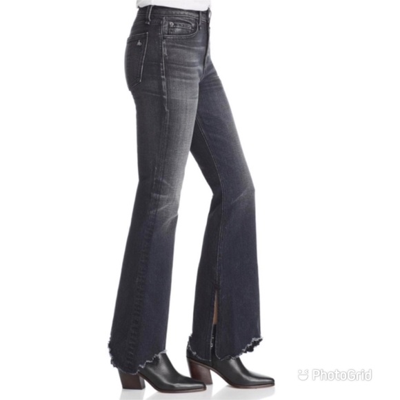 NWT RAG & BONE Nina High Rise Flare Sz 23 $225! - Picture 5 of 13